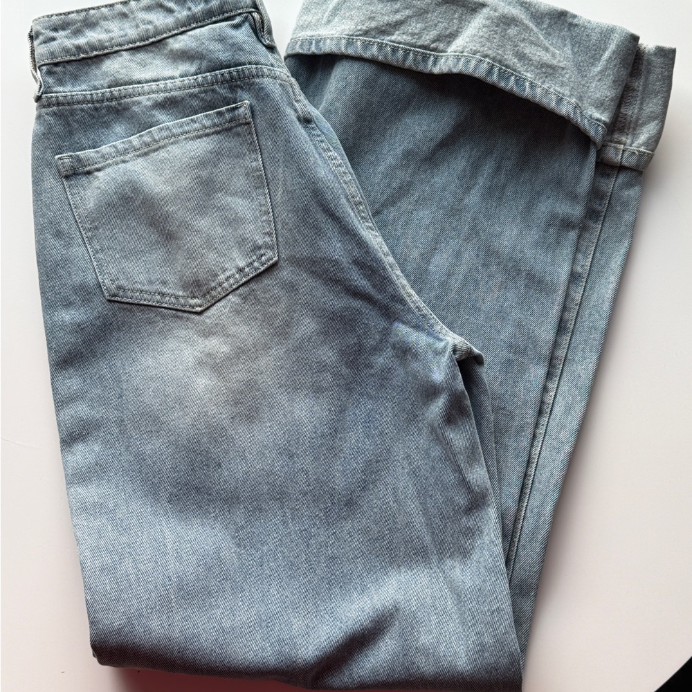 PTCL Light Blue Cuffed Denim Jeans